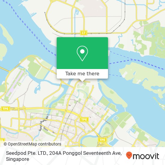 Seedpod Pte. LTD., 204A Ponggol Seventeenth Ave地图