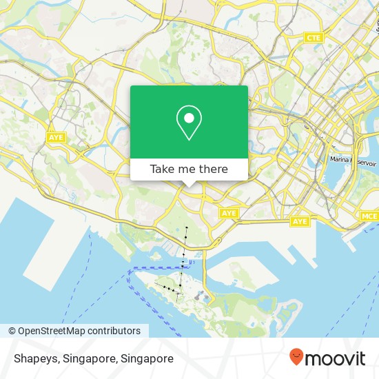 Shapeys, Singapore地图