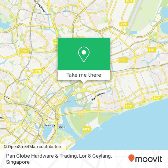 Pan Globe Hardware & Trading, Lor 8 Geylang地图