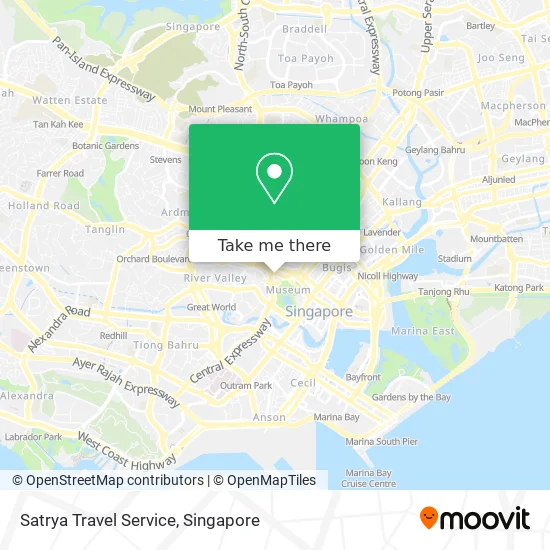 Satrya Travel Service map