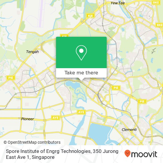 Spore Institute of Engrg Technologies, 350 Jurong East Ave 1 map