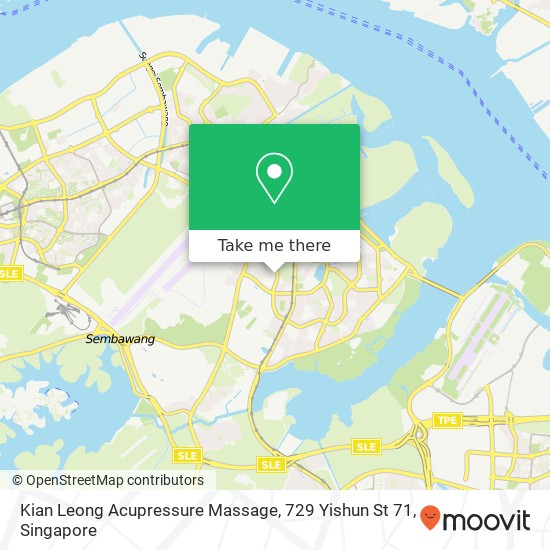 Kian Leong Acupressure Massage, 729 Yishun St 71 map