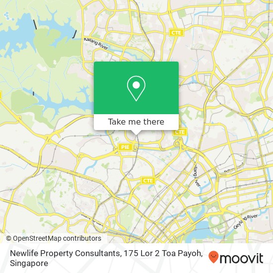 Newlife Property Consultants, 175 Lor 2 Toa Payoh map