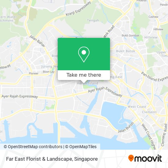 Far East Florist & Landscape map