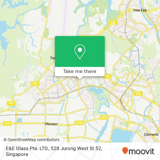 E&E Glass Pte. LTD., 528 Jurong West St 52地图