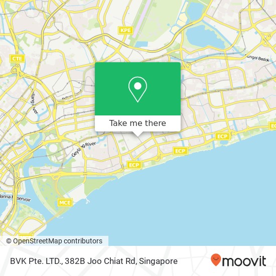 BVK Pte. LTD., 382B Joo Chiat Rd map
