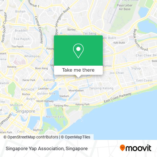 Singapore Yap Association map