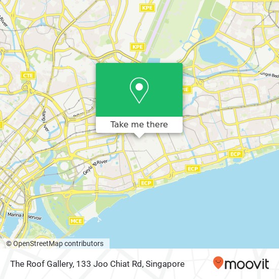 The Roof Gallery, 133 Joo Chiat Rd地图