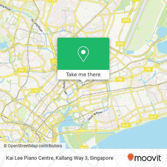 Kai Lee Piano Centre, Kallang Way 3地图