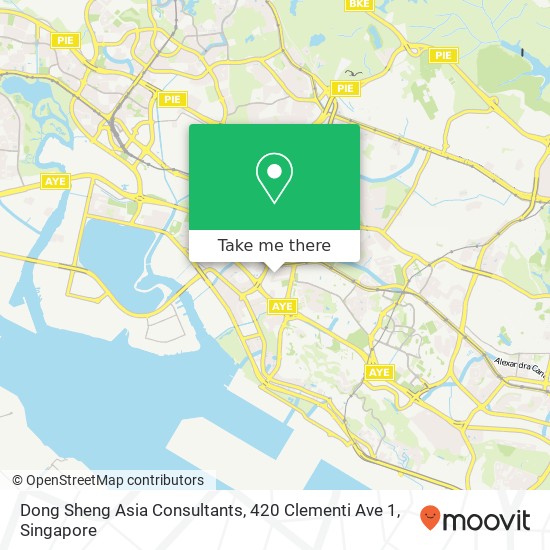 Dong Sheng Asia Consultants, 420 Clementi Ave 1 map