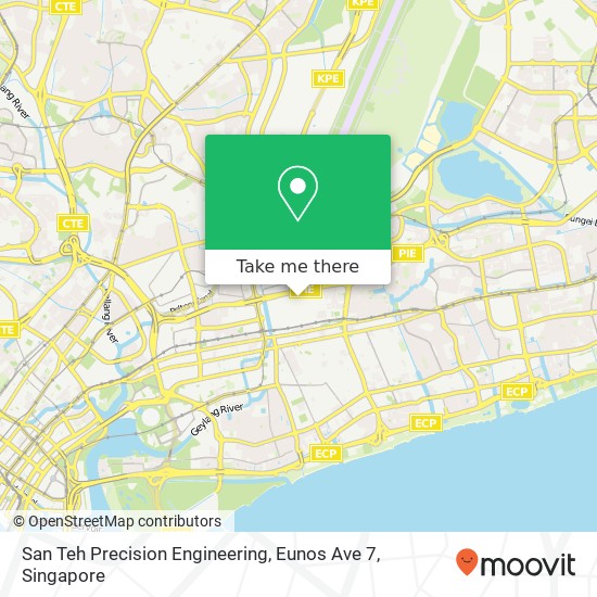 San Teh Precision Engineering, Eunos Ave 7 map