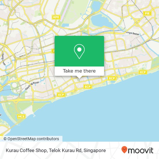 Kurau Coffee Shop, Telok Kurau Rd地图