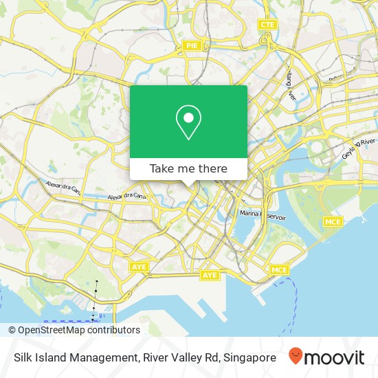 Silk Island Management, River Valley Rd map