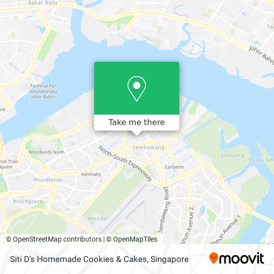 Siti D's Homemade Cookies & Cakes map