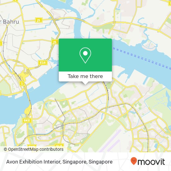 Avon Exhibition Interior, Singapore map