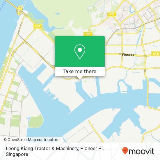 Leong Kiang Tractor & Machinery, Pioneer Pl map