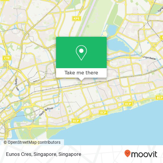 Eunos Cres, Singapore map