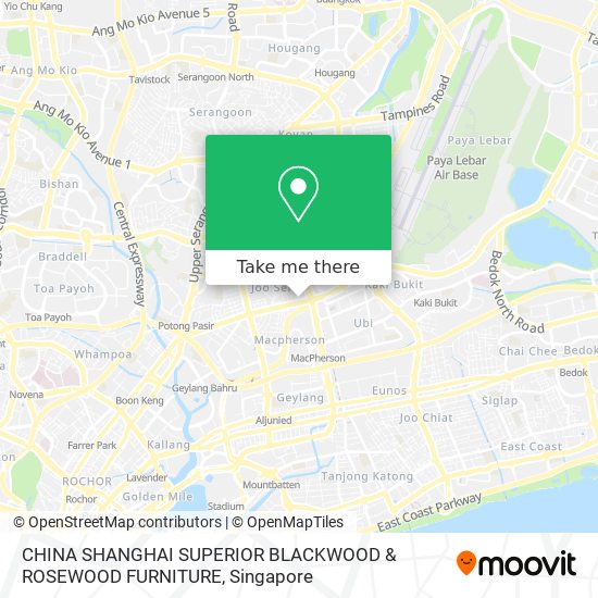 CHINA SHANGHAI SUPERIOR BLACKWOOD & ROSEWOOD FURNITURE地图