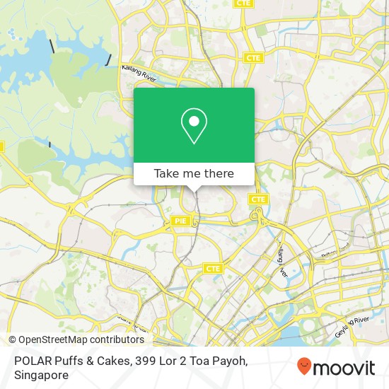 POLAR Puffs & Cakes, 399 Lor 2 Toa Payoh地图