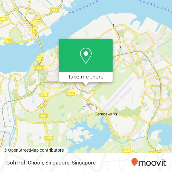 Goh Poh Choon, Singapore map