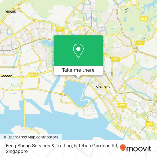 Feng Sheng Services & Trading, 5 Teban Gardens Rd map