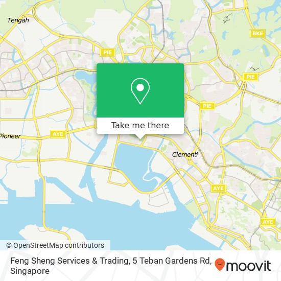 Feng Sheng Services & Trading, 5 Teban Gardens Rd地图