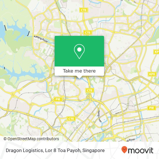 Dragon Logistics, Lor 8 Toa Payoh map