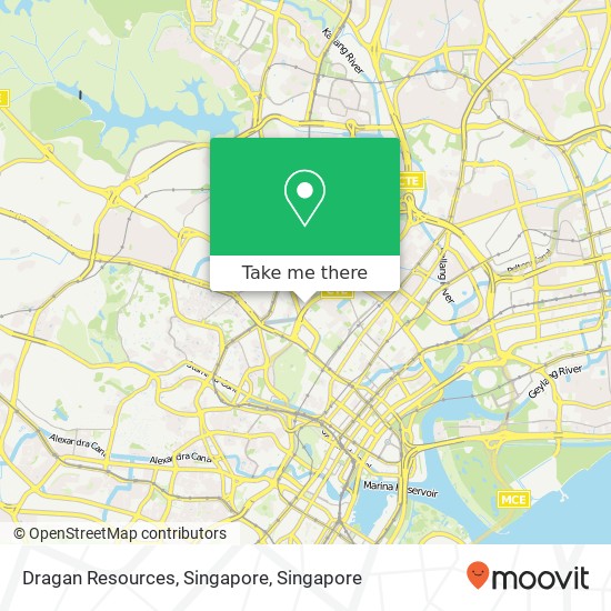 Dragan Resources, Singapore map