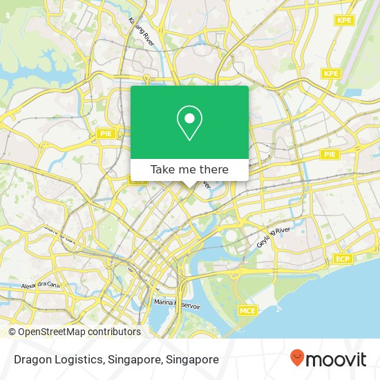 Dragon Logistics, Singapore map