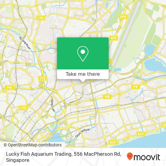 Lucky Fish Aquarium Trading, 556 MacPherson Rd地图