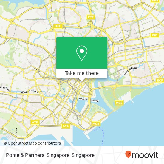 Ponte & Partners, Singapore map