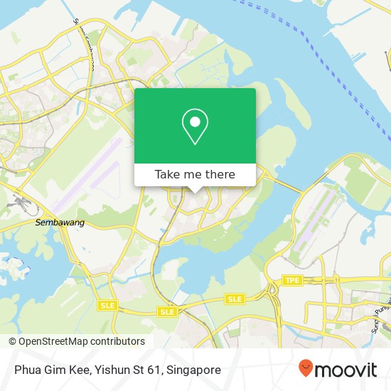 Phua Gim Kee, Yishun St 61 map