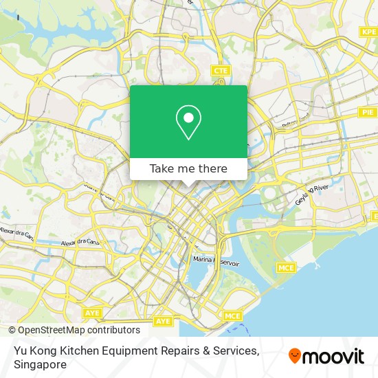 Yu Kong Kitchen Equipment Repairs & Services map