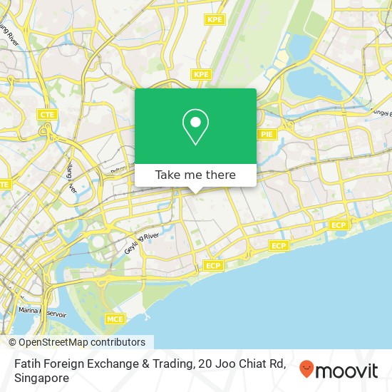 Fatih Foreign Exchange & Trading, 20 Joo Chiat Rd map