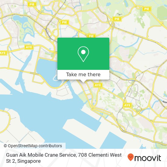 Guan Aik Mobile Crane Service, 708 Clementi West St 2 map