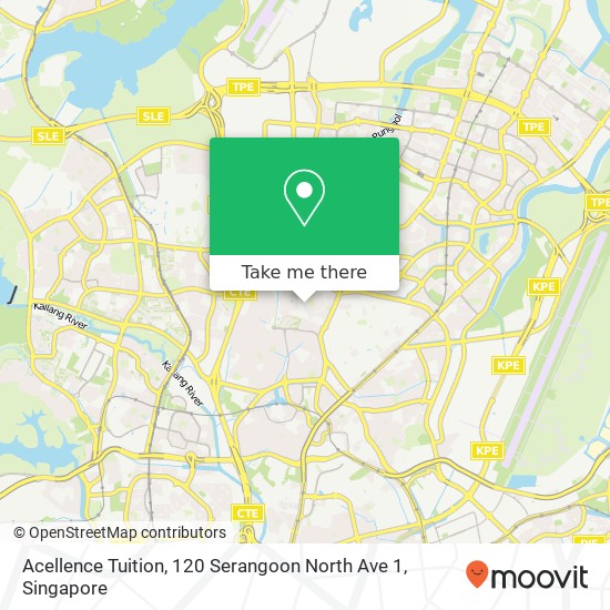 Acellence Tuition, 120 Serangoon North Ave 1 map