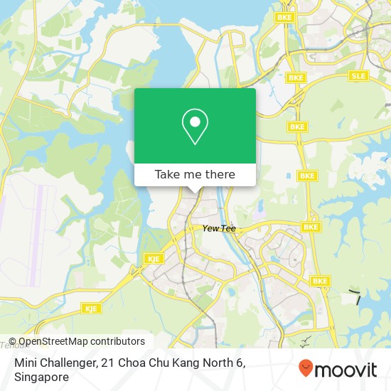 Mini Challenger, 21 Choa Chu Kang North 6 map