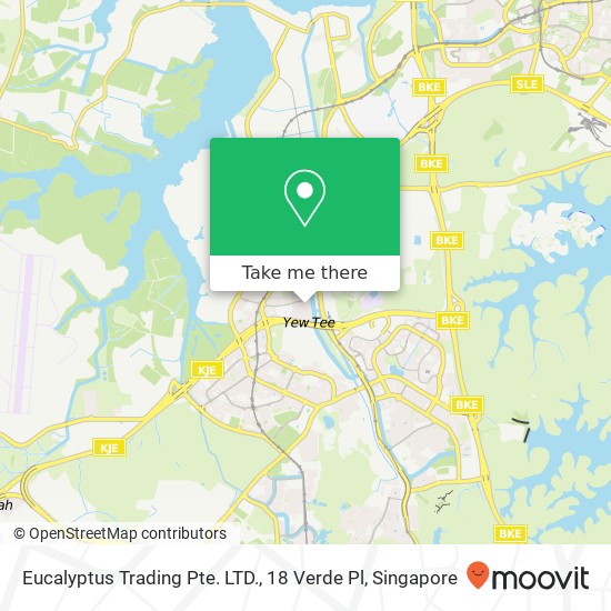 Eucalyptus Trading Pte. LTD., 18 Verde Pl地图