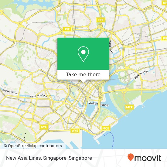 New Asia Lines, Singapore地图