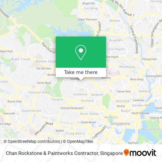 Chan Rockstone & Paintworks Contractor map