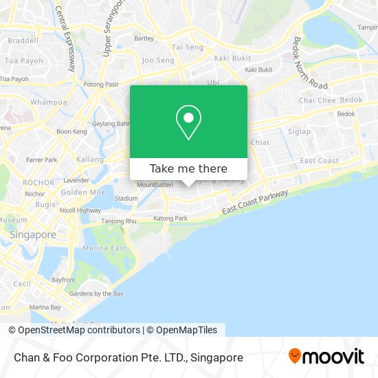 Chan & Foo Corporation Pte. LTD. map