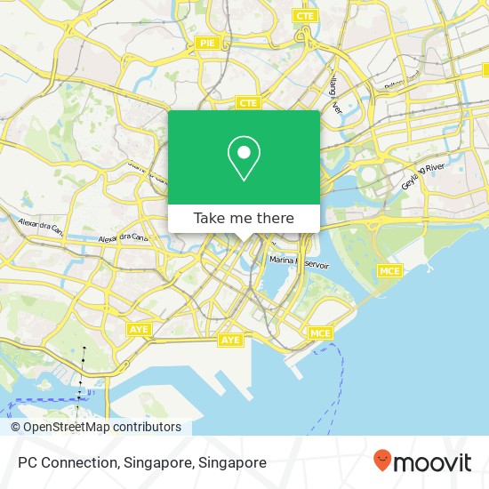 PC Connection, Singapore map