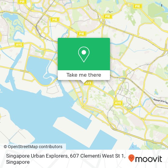 Singapore Urban Explorers, 607 Clementi West St 1 map