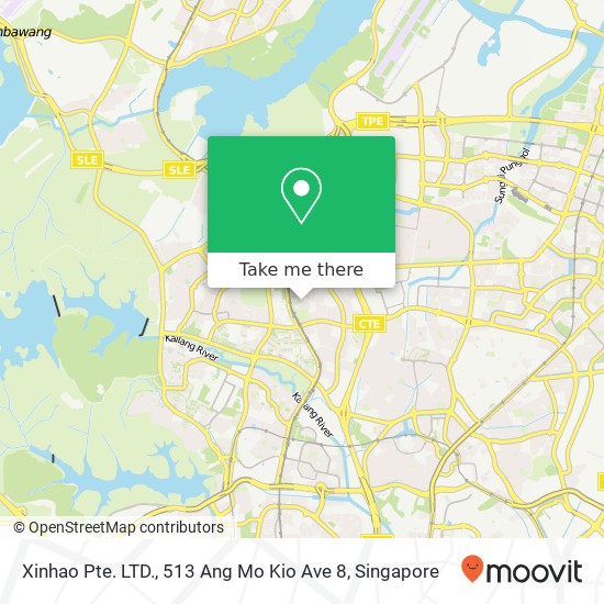 Xinhao Pte. LTD., 513 Ang Mo Kio Ave 8地图