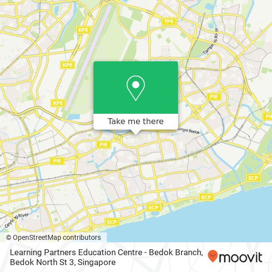 Learning Partners Education Centre - Bedok Branch, Bedok North St 3 map