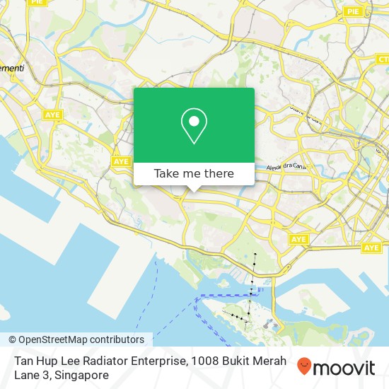 Tan Hup Lee Radiator Enterprise, 1008 Bukit Merah Lane 3地图