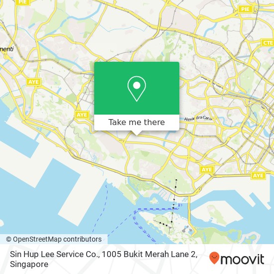 Sin Hup Lee Service Co., 1005 Bukit Merah Lane 2 map