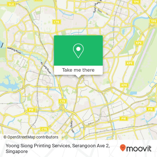 Yoong Siong Printing Services, Serangoon Ave 2地图