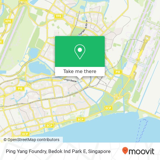Ping Yang Foundry, Bedok Ind Park E map