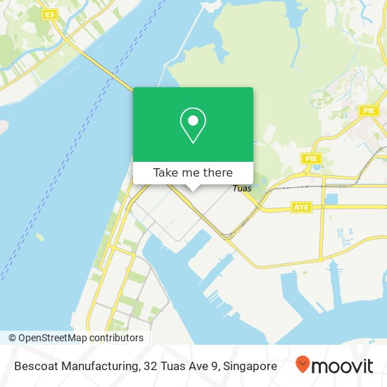 Bescoat Manufacturing, 32 Tuas Ave 9 map